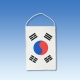 Jižní Korea stolní praporek
