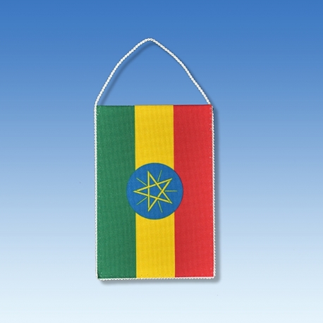 Etiopie stolní praporek