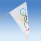 Olympijská vlajka 150 × 100 cm