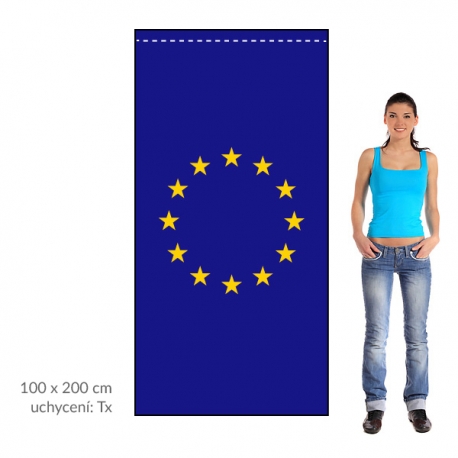 EU vlajka 100x200 cm