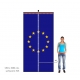 EU vlajka 150x300 cm