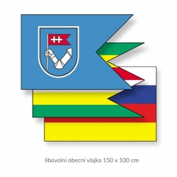 Obecní vlajka 150 x 100 cm