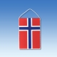 Norsko stolní praporek