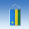 Rwanda stolní praporek