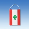 Libanon stolní praporek