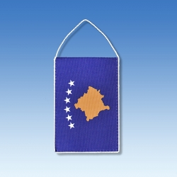 Kosovo stolní praporek
