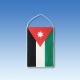 Jordánsko stolní vlaječka