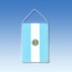 Argentina stolní praporek