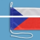 ČR vlajka 120x80 cm