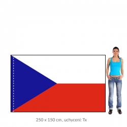 ČR vlajka 250x150 cm
