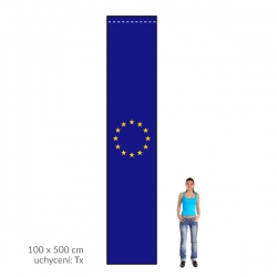 EU vlajka 100x500 cm