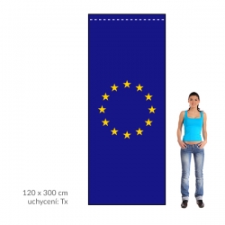 EU vlajka 120x300 cm