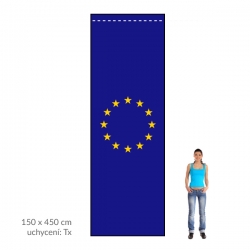 EU vlajka 150x450 cm
