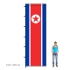 Severní Korea vlajka